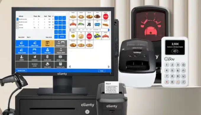 TPV para tu establecimiento más económicas y fáciles de usar. Cajas registradoras y terminales de ve...