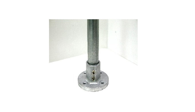BKA-01(Unpainted Aluminum itself) 1. Connects one tube to a solid object. 2. Assembled at the bottom...