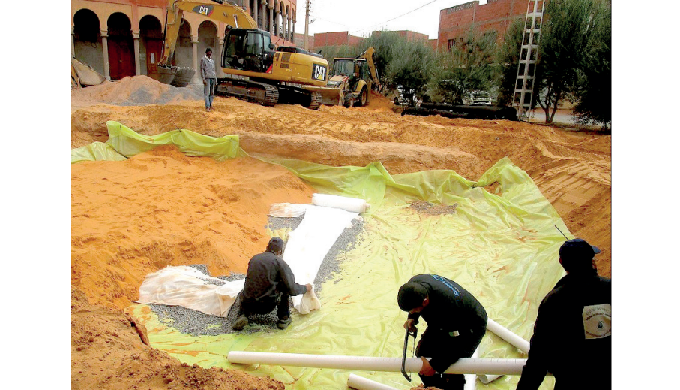 L’AGIRE et ENVIROSTEP ont réalisé une station d’épuration des eaux usées à la mosquée EL QODS d’Igli...