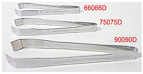 AA Stainless Steel Tweezer 66066D / 75075D / 90090D Size: 66 / 75 / 90 mm Material: High Quality Sta...