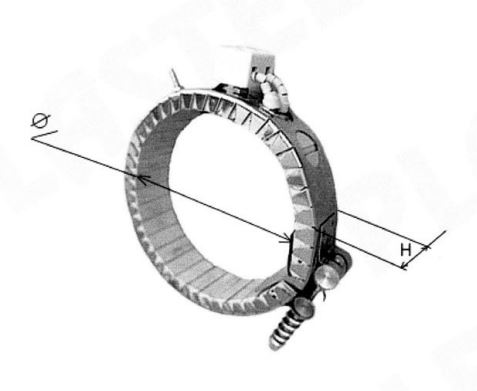 Colliers chauffantes céramiques blindes