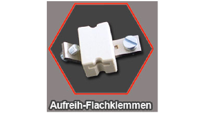 Aufreih-Flachklemmen