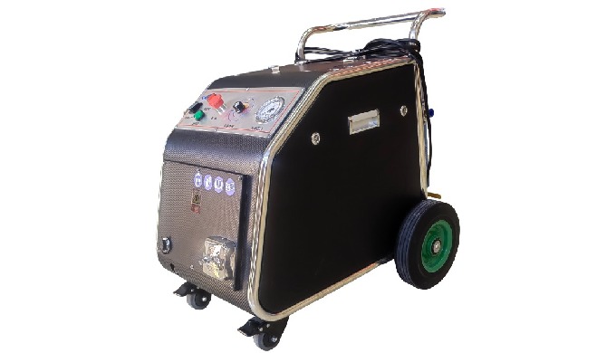 Model CC400 is a small type dry ice blast cleaning machine Stainless steel ...
