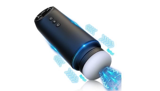 The Open Fire Third Generation Smart Male Stroker comes with 9 frequencies of vibration, 4 thrusting...