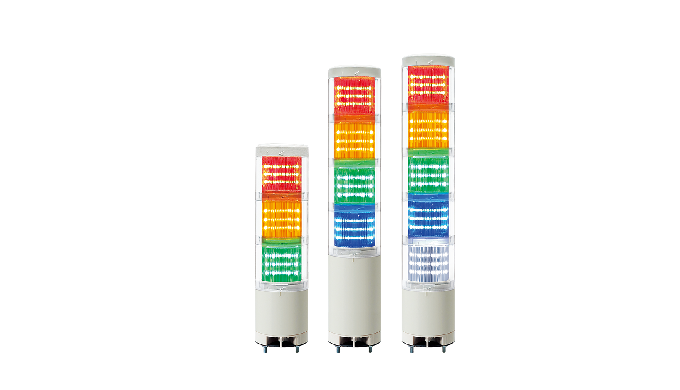 QTC60ML_Ø60mm Direct Mount Type LED Steady/Flashing Tower Lights Max.85dB