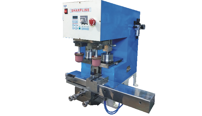 DOUBLE COLOR PAD PRINTING MACHINE 