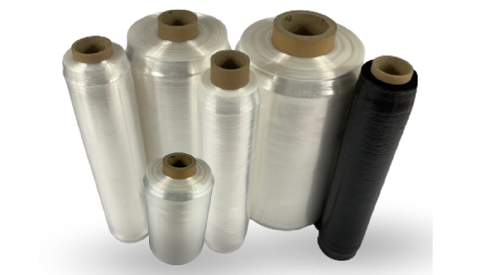 Film pré-étiré avec mandrin