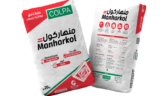 Colle platre MANHARKOL Trés resistant Blanc Usage facile