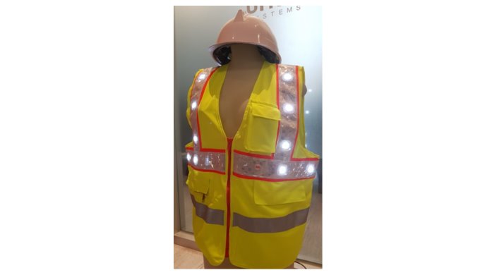 LED Flashing Safety Vest is the most optimized safety supplies for Construction site and Industrial ...