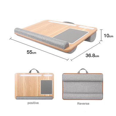 A simple desk on the knee