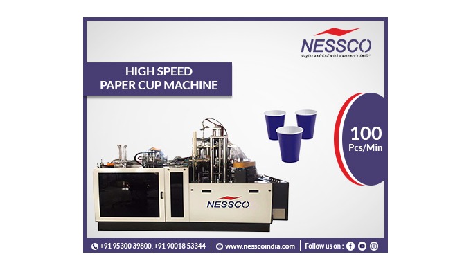 This High-speed Tea Coffee Cup Making Machine paper cup machine, an expert in producing tea and coff...