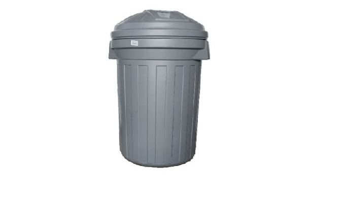 80 Ltr Super Pail with Cover. Made of strong material Available in Grey and Black