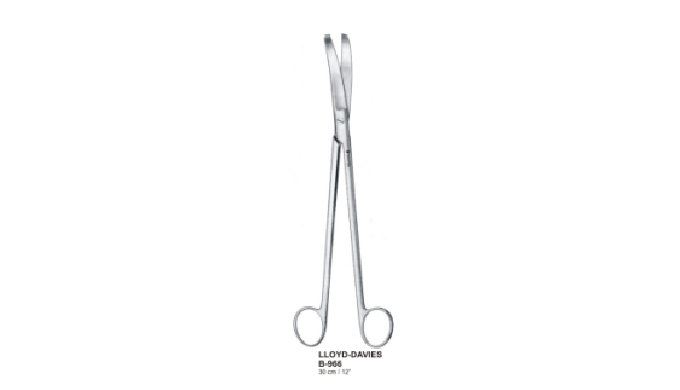 RECTAL SCISSOR LLOYD-DAVIES 12