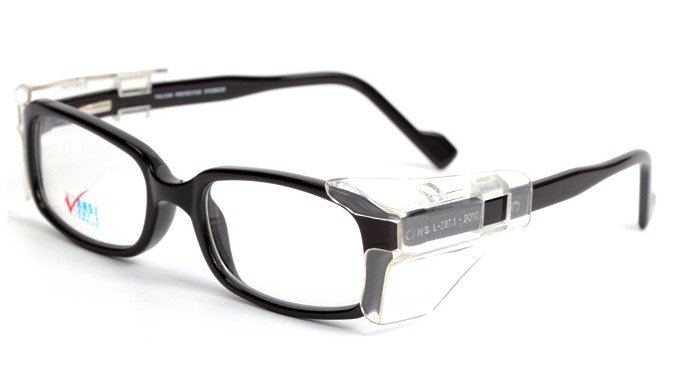 It is lightweight and has a good fit because it is made of TR-90 material. Detachable side shield It...