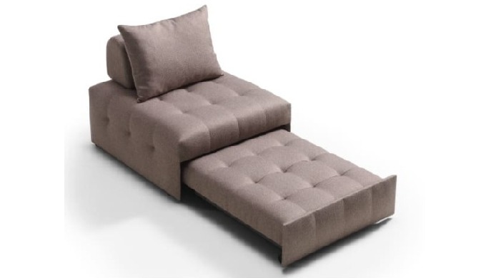 Butaca cama compacta con respaldo almohadillado La butaca cama compacta con respaldo almohadillado d...