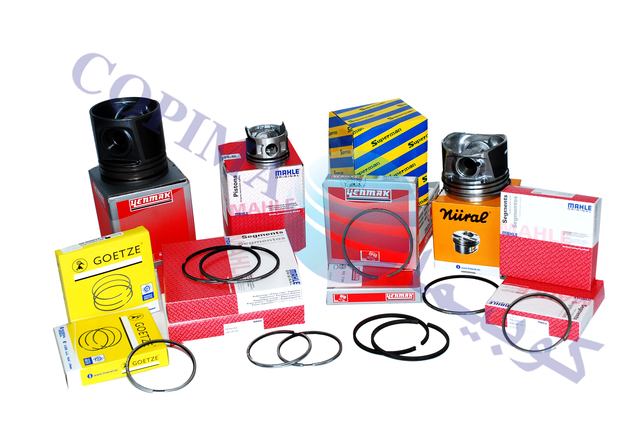 Pièces moteurs : Chemises – Pistons – Ensembles – Soupapes – Pompes à huile – Guides – Sièges de Sou...