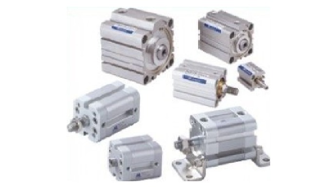 Compact pneumatic cylinders
