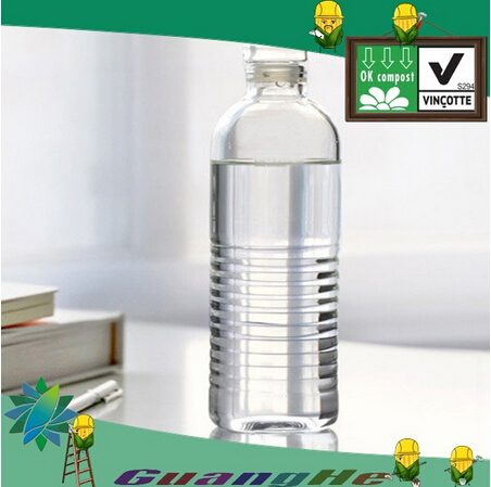 100% biodegradable BPA-free PLA plastic water bottle 