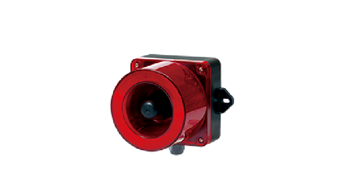 QWCD35B Built-in high-volume buzzer LED strobe light Max.115dB
