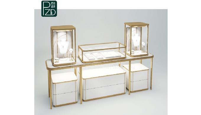 1.8MM/10MM white tempered glass（Any material can be used according to needs） 2. Gold brush stainless...