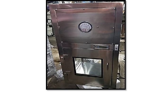 S.S.304 / 316 construction , Wall/floor mounted type. Mechanical/Electromagnetic door interlocking. ...