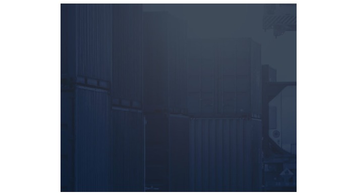 Servicio de transporte de contenedores en tren