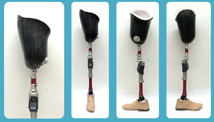 Protesis para pierna amputada