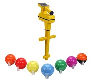 Marker electronic 3M (ball marker) cu iD pentru retele subterane de utilitati Variante marker electr...