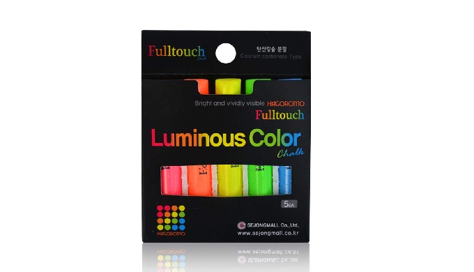 HAGOROMO FULLTOUCH WHITE CHALK [12 PCS]/1 BOX - Sidewalk chalk (by  SEJONGMALL CO.,LTD.)