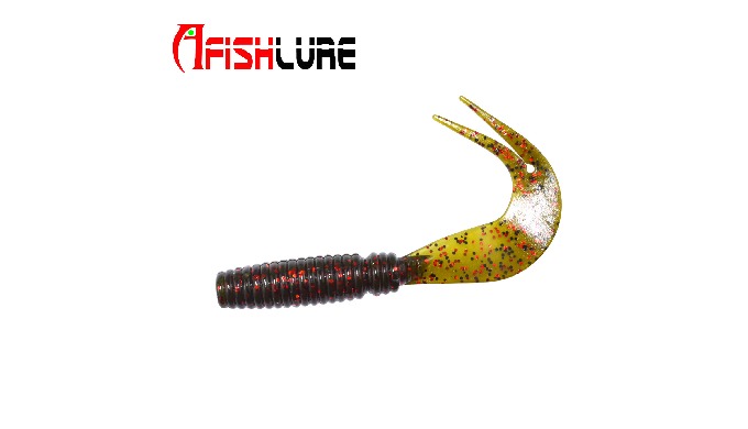 1：Wholesale Soft Curl Tail Bass Fishing Bait SwimBaits for Bass Jig Head Soft Worm Lures 2：Manufactu...