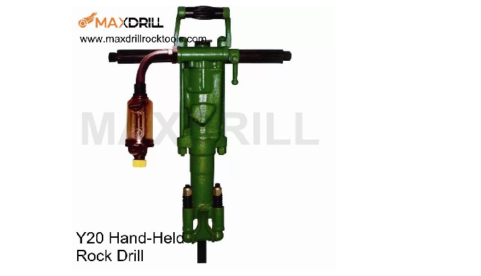 Perforadoras de roca MAXDRILL —Taladro de roca portátil Y20 El taladro de roca portátil modelo Y20 e...