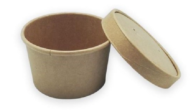 Envases compostables de cartón KRAFT con certificado FSC REF.MD2000353