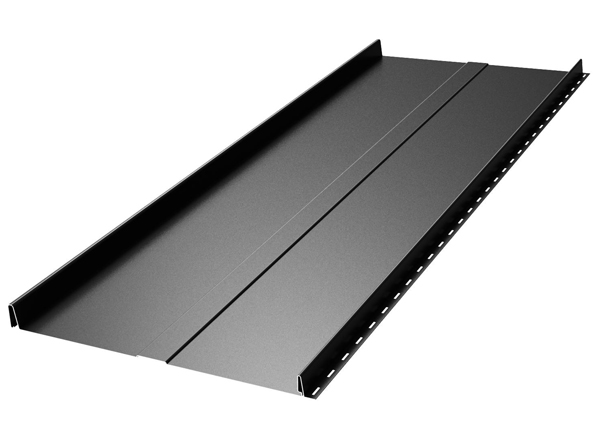 Roof panels with sanding seam