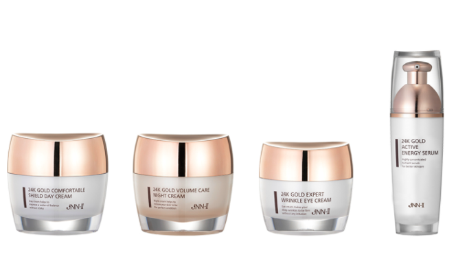 JNN-II 24K GOLD - Skincare Line Anti-wrinkle, Elasticity, Vital Skin/Smoothing COMFORTABLE SHIELD DA...