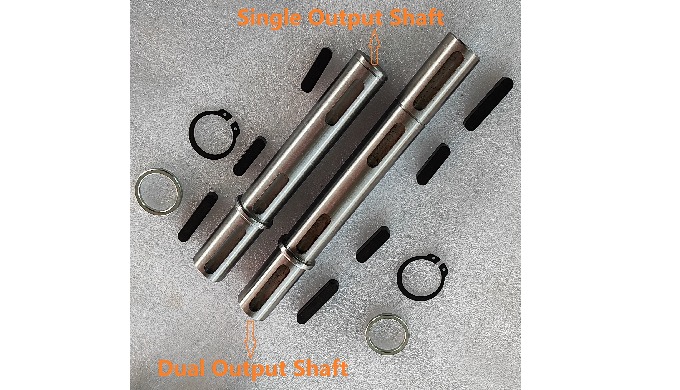 CHENYUE Dual Output Shaft Matching for Worm Gearbox NMRV030/ RW030 /VF030