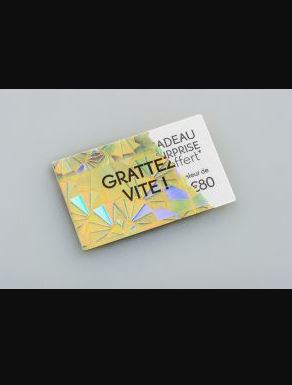 Étiquettes promotionnelles