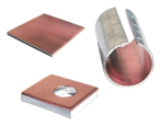 Bimetallic CUPAL strips and washers used at transition joints between Aluminium and Copper joints to...