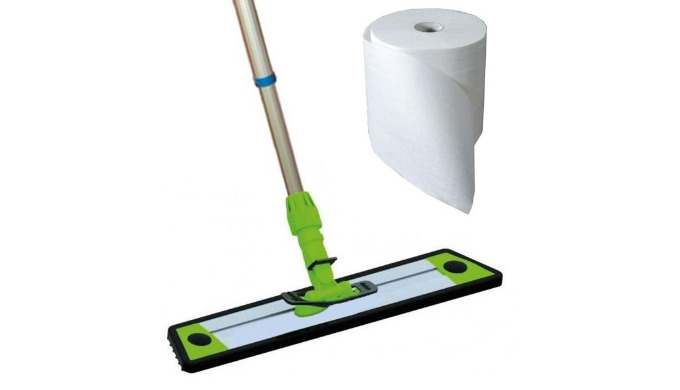 Ce balai trapèze 60 cm, à semelle caoutchouc, est exceptionnel. La douille qui reçoit le manche est ...