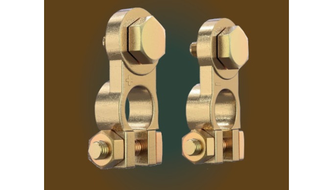 Brass Auto battery clamps