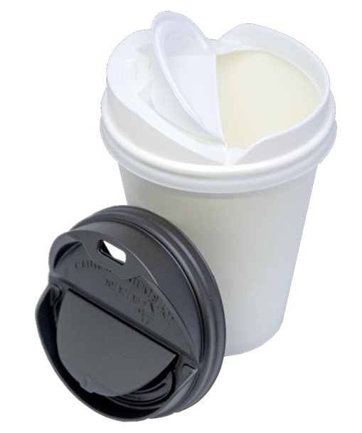 To improve discomfort of conventional takeaway lid with small hole, ViewLID has another large openin...