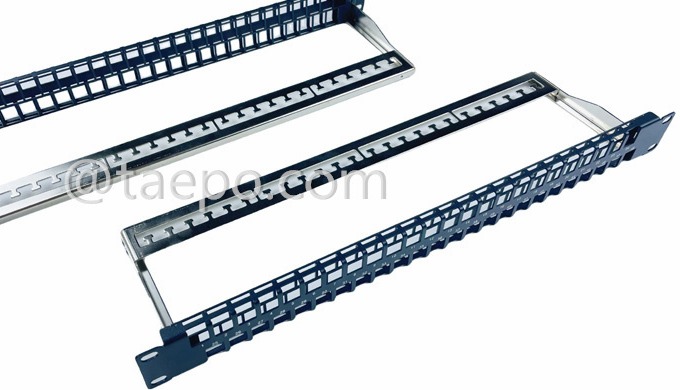 Descriptions A 19-inch 1U 48-port blank patch panel for UTP keystone jacks ...