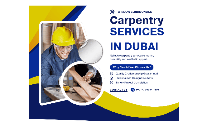 Do you need the best carpentry services in Dubai? We have skilled specialists who make custom woodwo...