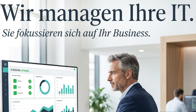 Professionelle 24/7-Verwaltung Ihrer IT-Infrastruktur. Antivirus-Schutz, au...