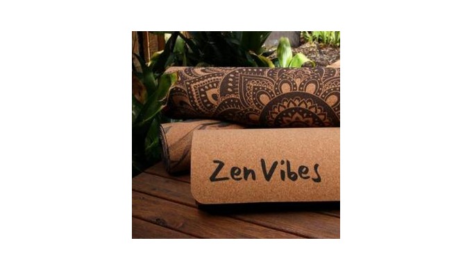 Buy thick eco-friendly yoga mat with strap available in different color with print like mandala, lot...