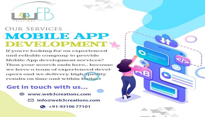 Take your business to the next level with our exceptional mobile app development services! Web3creat...