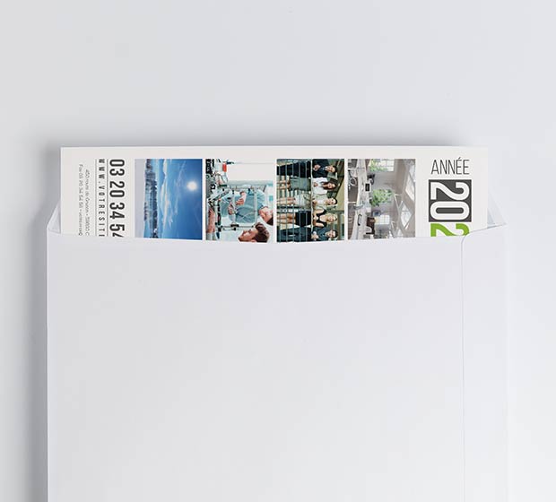 Calendrier bancaire A4 rigide de CREIDEO