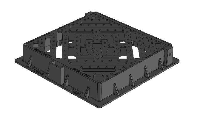 Automatic locking 115° openable pin hinged Anti – slip metal surface High absorption grating design