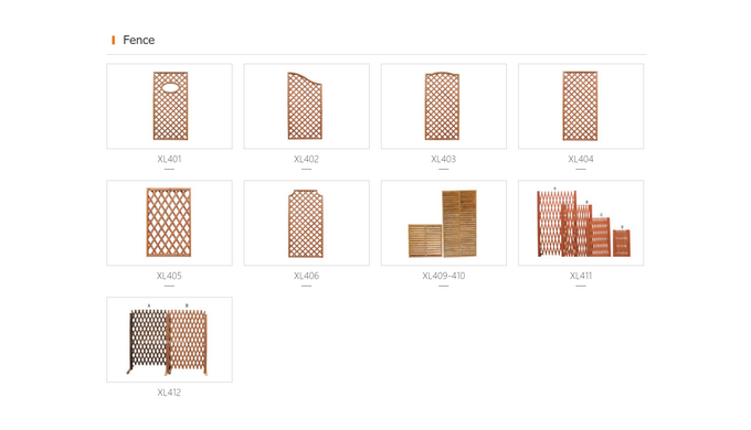 Wooden gaden products