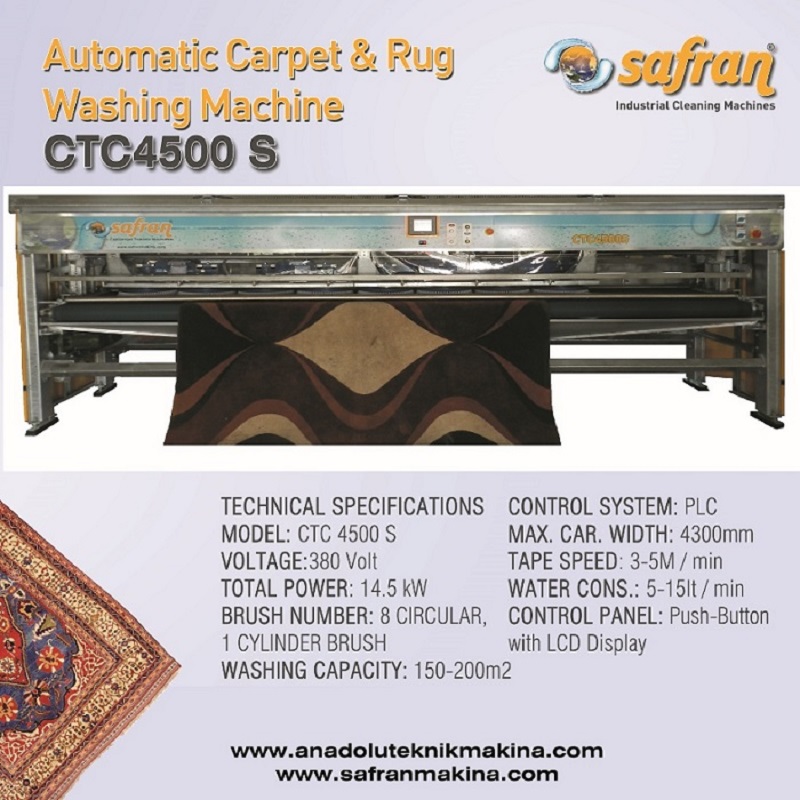 Professional Carpet Washing Machine (by ANADOLU TEKNİK MAKİNA SANAYİ VE