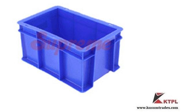 PLASTIC CRATE SCL 302015 Capacity - 6 Ltrs OD - 300x200x150 mm ID - 265x165x145 mms Other Colors Ava...